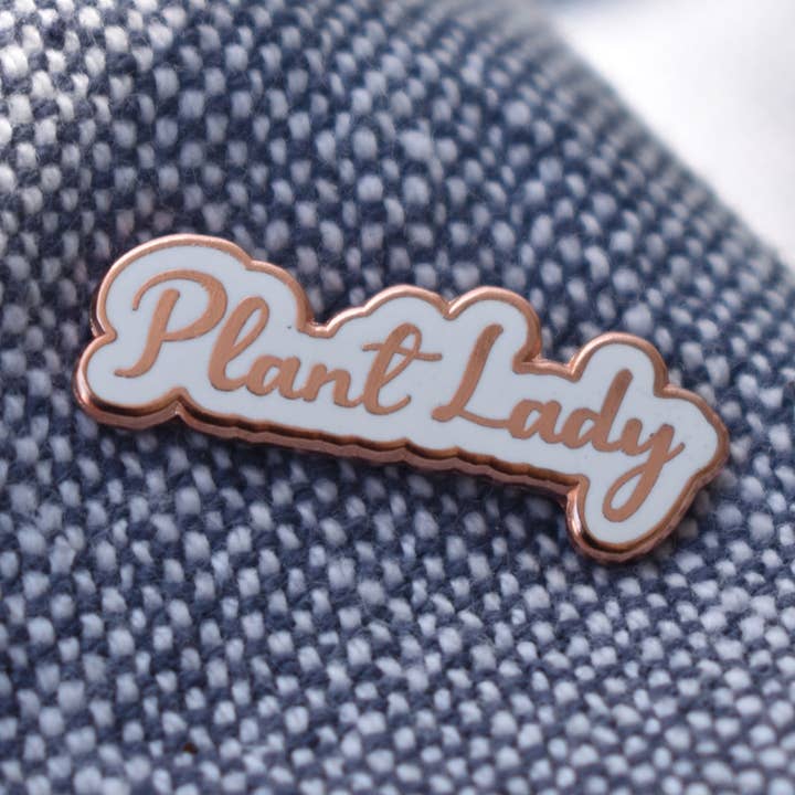 Plant Lady Enamel Pin for wholesale by Plant Scouts