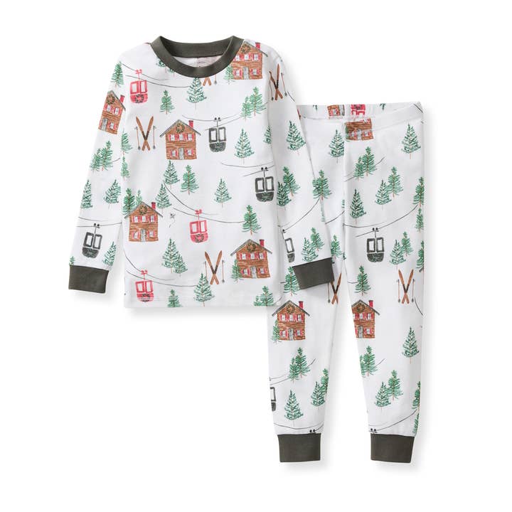 Burt's Bees Baby - Wholesale Sleepwear Set - Kids - Ski The Alps Matching Family Pajamas
0