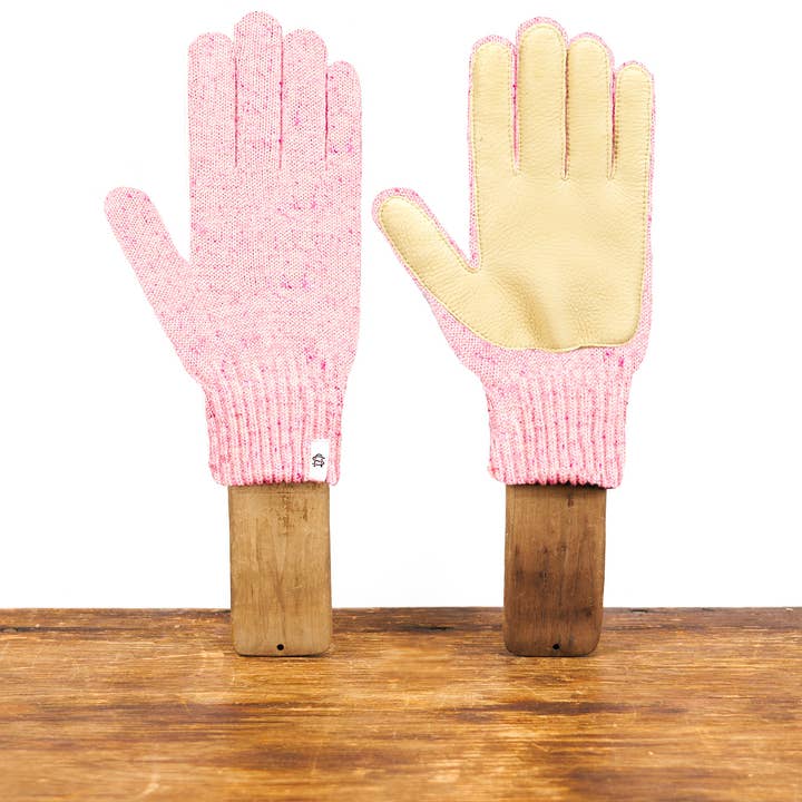 Upstate Stock – wholesale Gloves – Women's – Cherry Blossom Ragg Wool Full Glove With Or Without Deer1