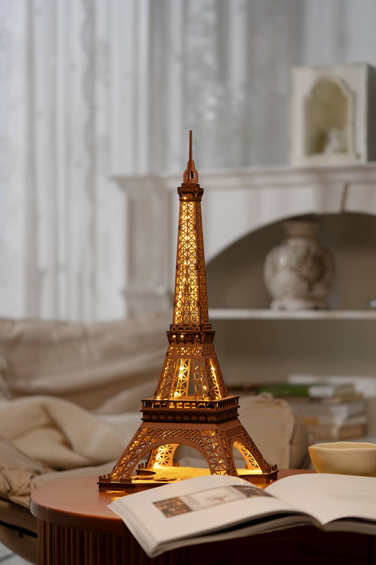 Robotime - Wholesale DIY Craft Kit - TGL01 Rolife Eiffel Tower DIY 3D Puzzle8