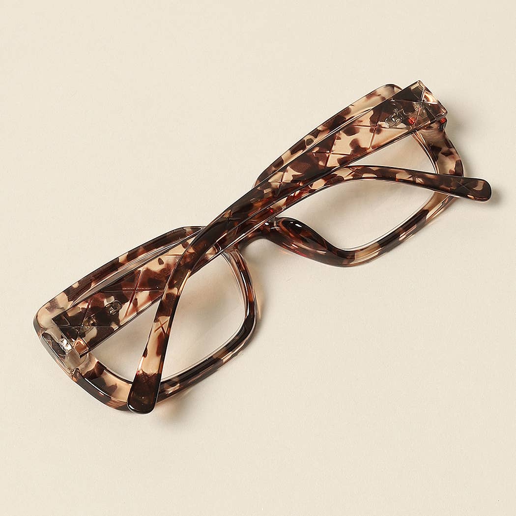 12 VERSCHILLENDE KLEUREN Leesbril met rechthoekig frame voor dames voor groothandel op Faire11