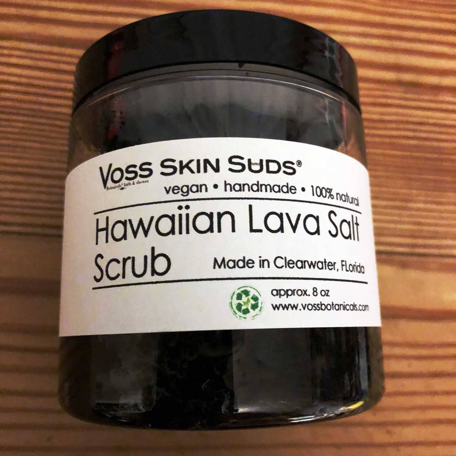 Voss Botanicals, LLC - Venta al por mayor Exfoliante corporal - Exfoliante de sal marina | Exfoliante corporal | Exfoliante con carbón vegetal | Sal exfoliante | Sal negra | Calidad de spa | Detox | Vegano | Rico en minerales | Para todo tipo de piel2