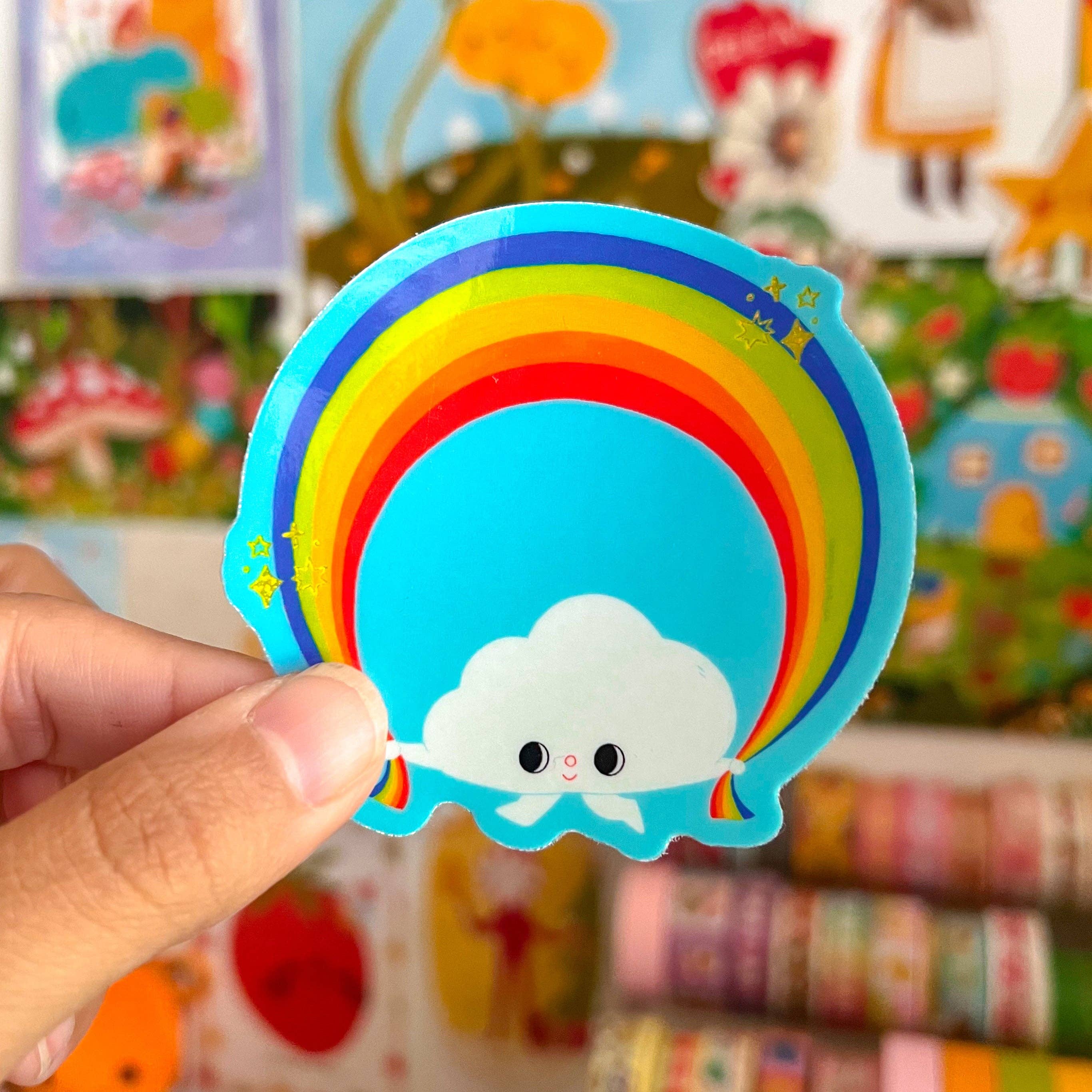 Veronica Porlier Illustrations - Wholesale Sticker - Cloud Activities Sticker