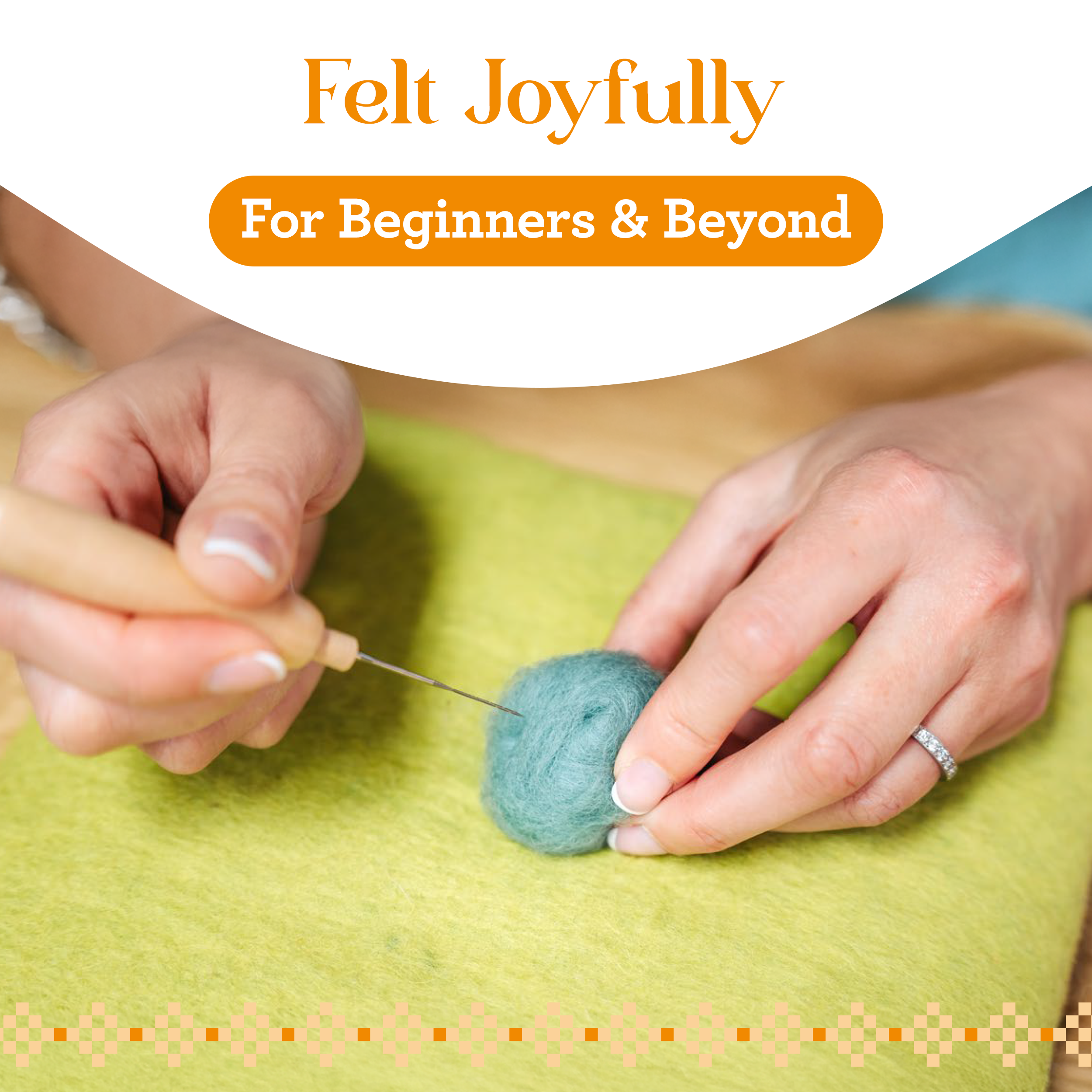 The Crafty Kit Company – Kit de costura artesanal por atacado – Kit de Artesanato em Needle Felting Coelhinho Bebê6