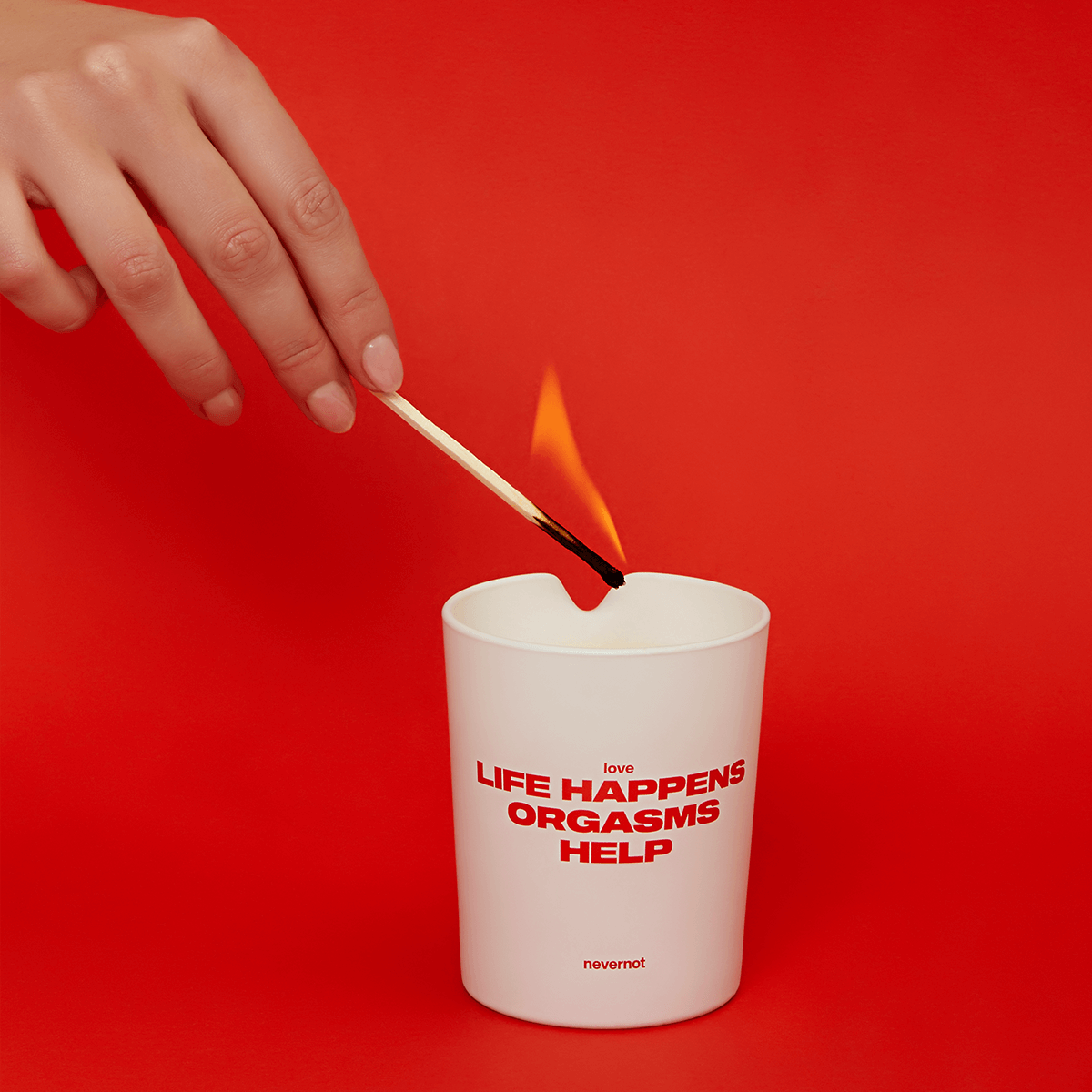 nevernot - Vente Bougie en bocal - Bougie de massage parfumée « LOVE »2