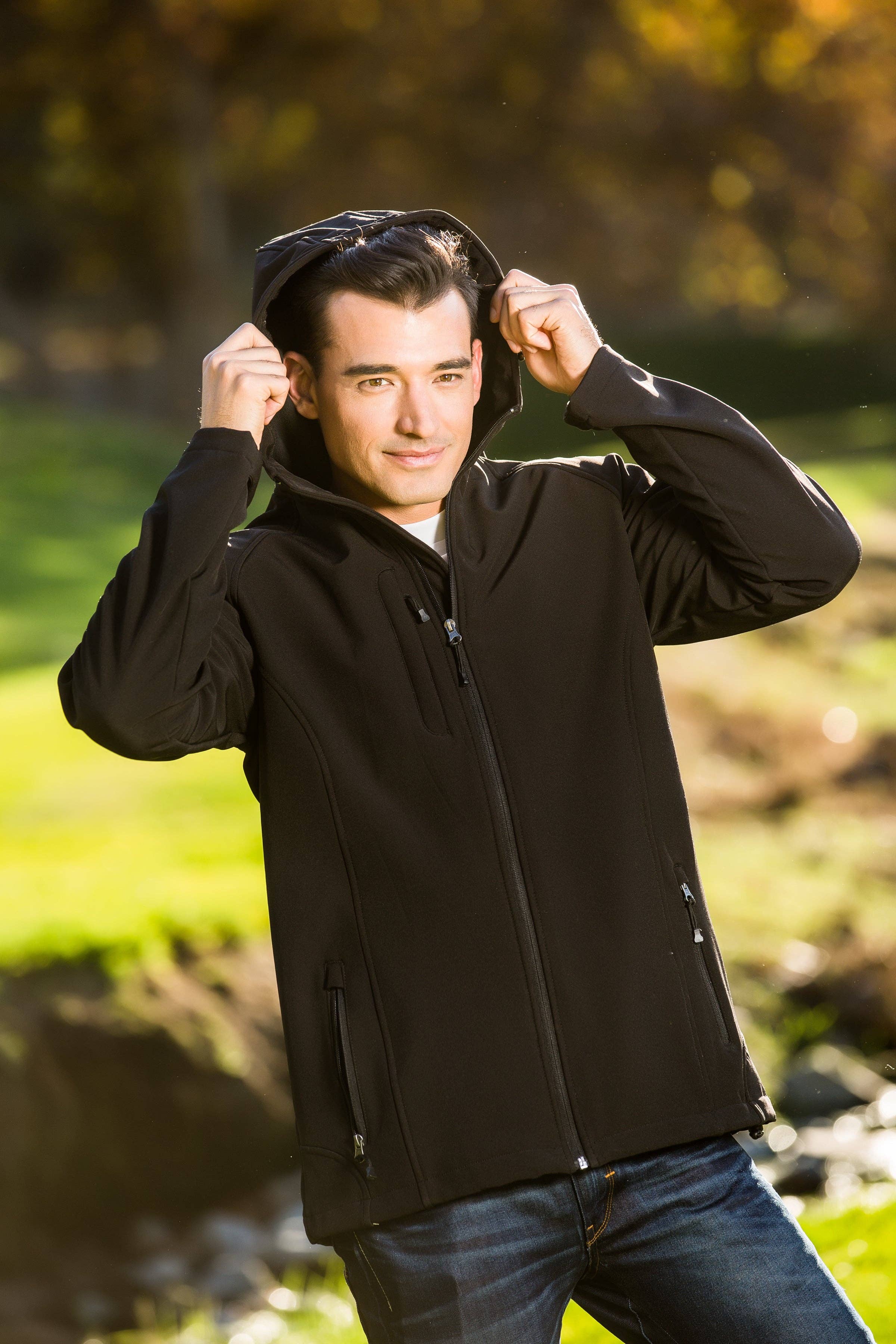 Vos Sports Inc. – wholesale Jacket – Unisex – 9700 Soft Shell Jacket With Hood (Various Colors)8