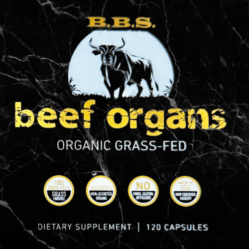 BulkBully Supplements - Wholesale Oral Supplement/Vitamin - Grass-Fed Beef Organ Capsules - 30 Servings1