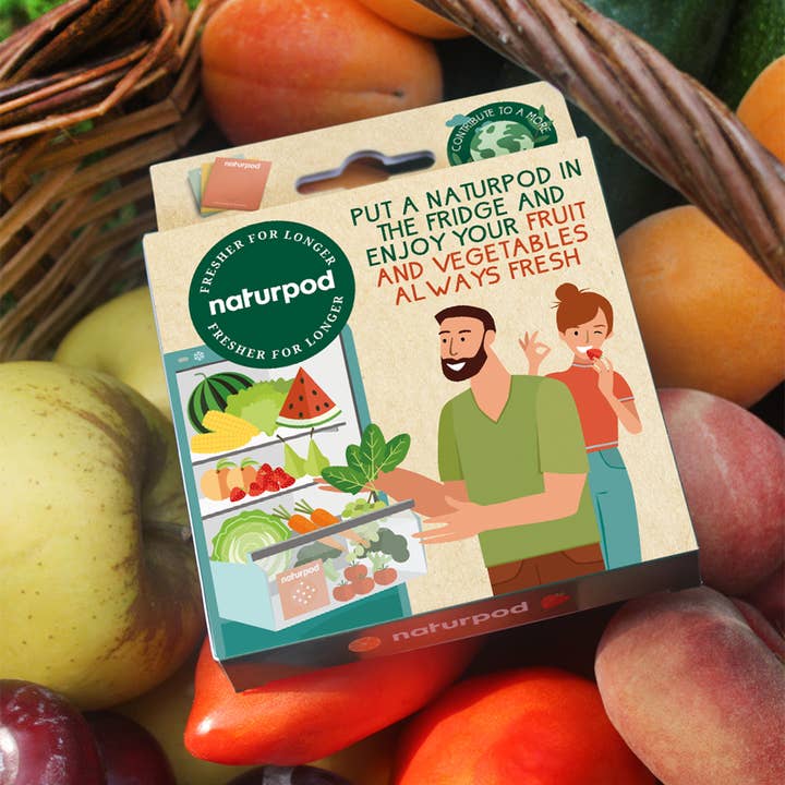 PACK of 3 ZEROWASTE fruit and vegetables envelopes (3 month) for wholesale by NATURPOD