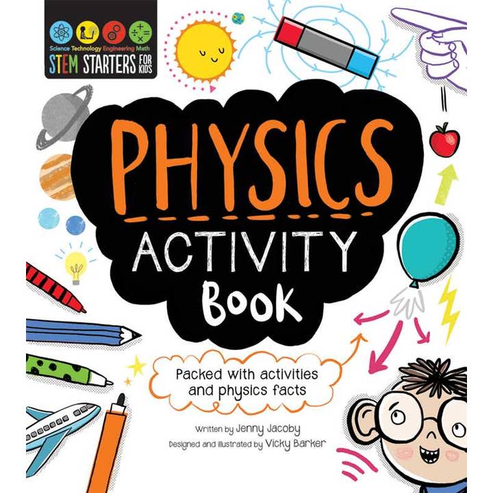 STEM Starters For Kids Physics Activity Book by Jenny Jacoby for wholesale by Simon & Schuster
