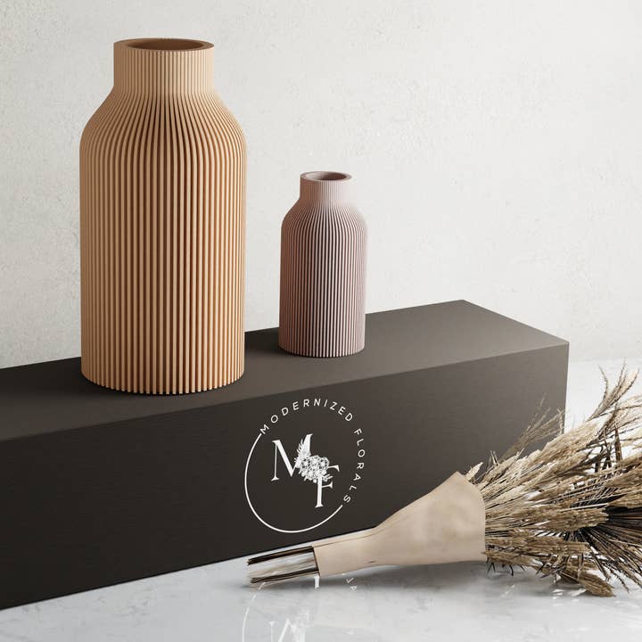 Modernized Pottery - Wholesale Vase - Dried Bouquet Gift Box with BOTTLE Vase5