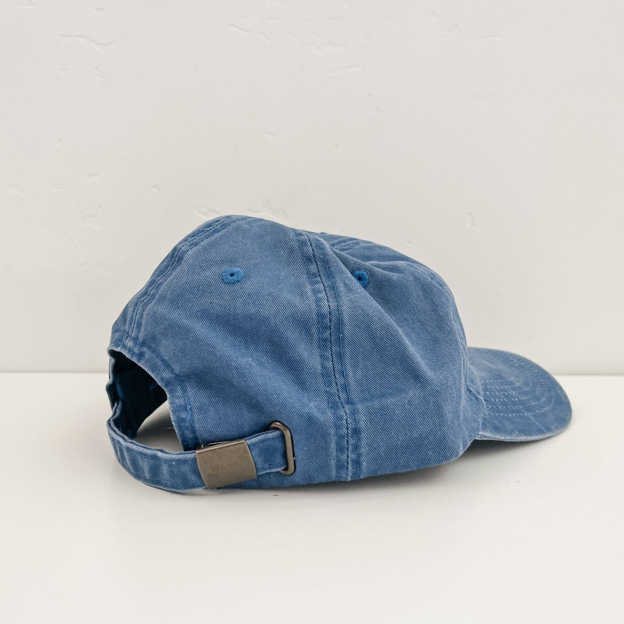 AnglinMade - Wholesale Baseball Cap - Women's - Slo Babe Hat - Denim2