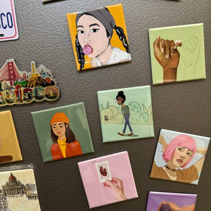 Square Mags - Wholesale Magnet - Custom Fridge Magnets - Made to order