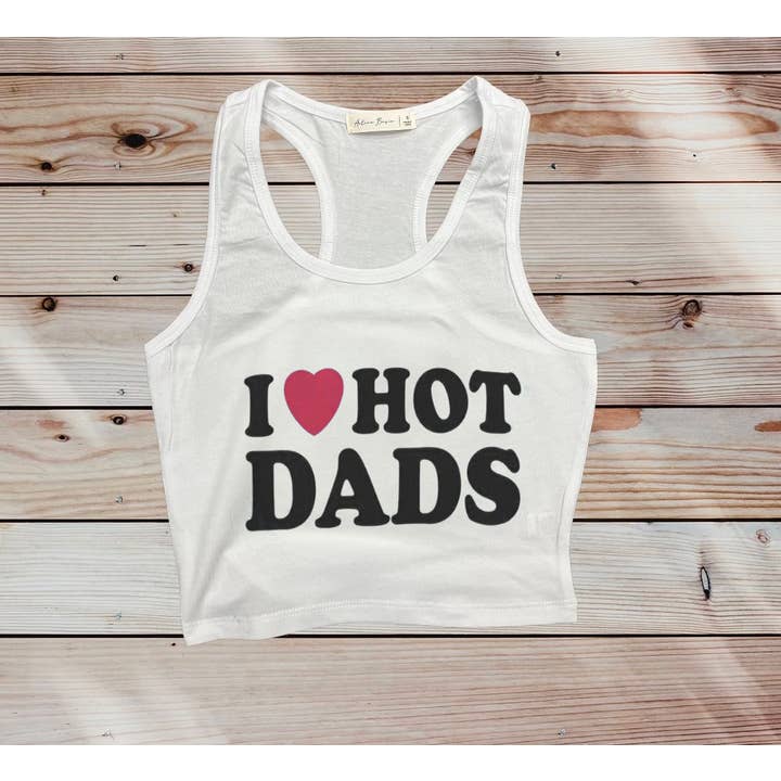 LA PRINT AND STITCH - Wholesale Tank Top - Men's - Dads Cropped Tank Top