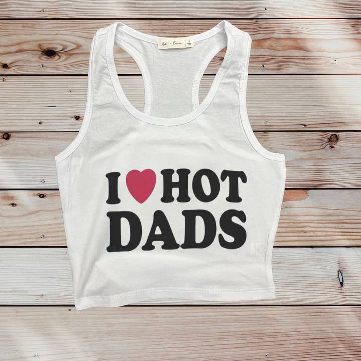 Dads Cropped Tank Top for wholesale by Free Spirit