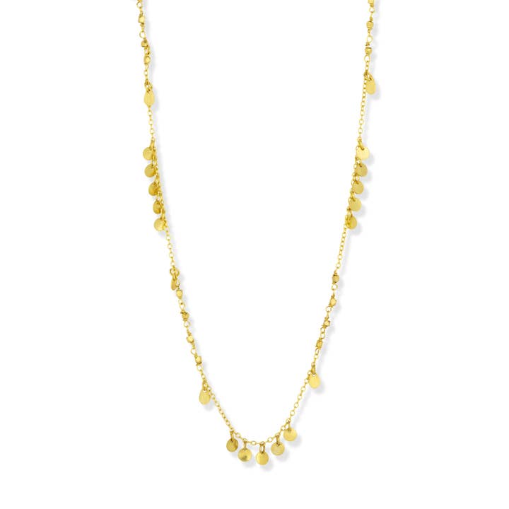 Collana lunga in oro Ira per la vendita all'ingrosso da parte di Ashiana London