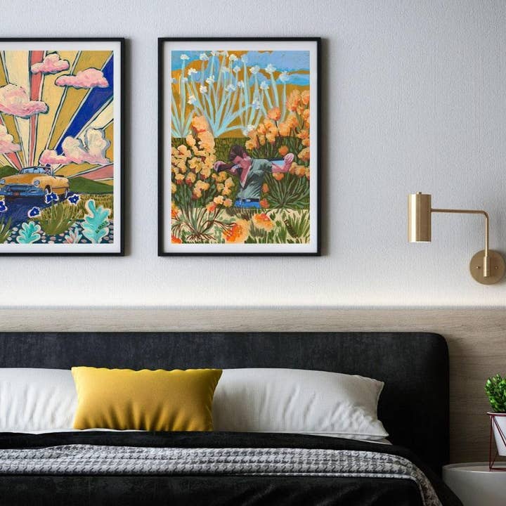 El Baker Art - Wholesale Art Print - West Texas Vintage Car Print