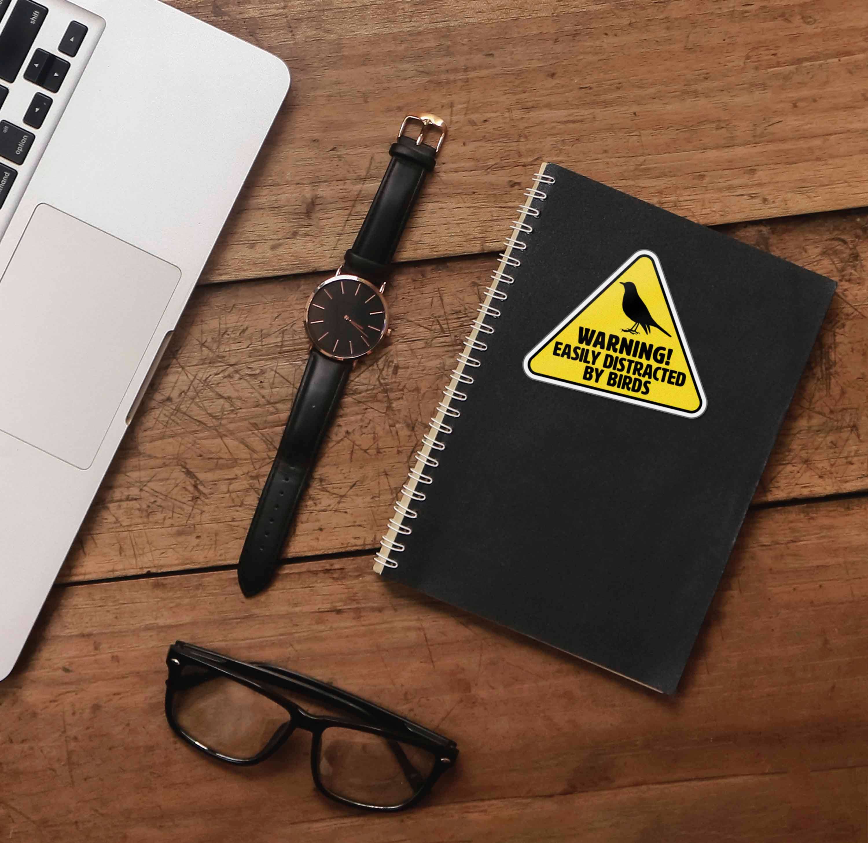 Sentinel Supply - Wholesale Sticker - Easily Distracted by Birds Sticker - Funny Birdwatching Gift4