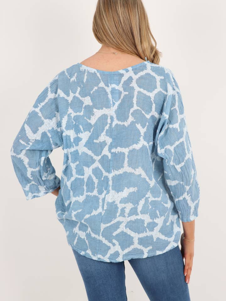 Miss Bold – wholesale Tunika - Dam – Italiensk bomullstopp med djurtryck7