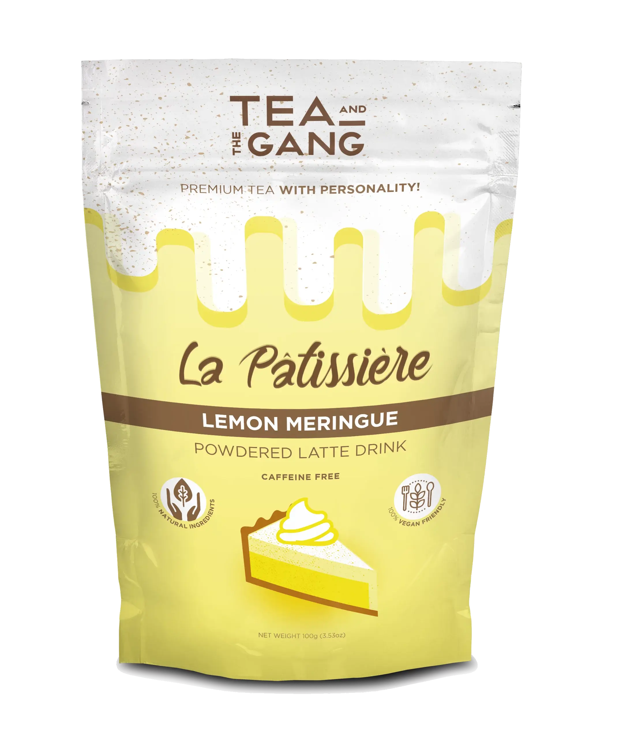 Tea and the gang – wholesale Powdered health drink – LA PÂTISSIÈRE – LEMON MERINGUE  Latte Powder0