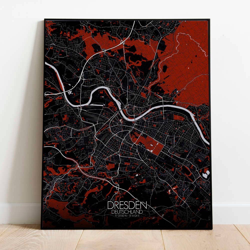 mapospheres - Vente Poster - Poster of Dresden | Germany1
