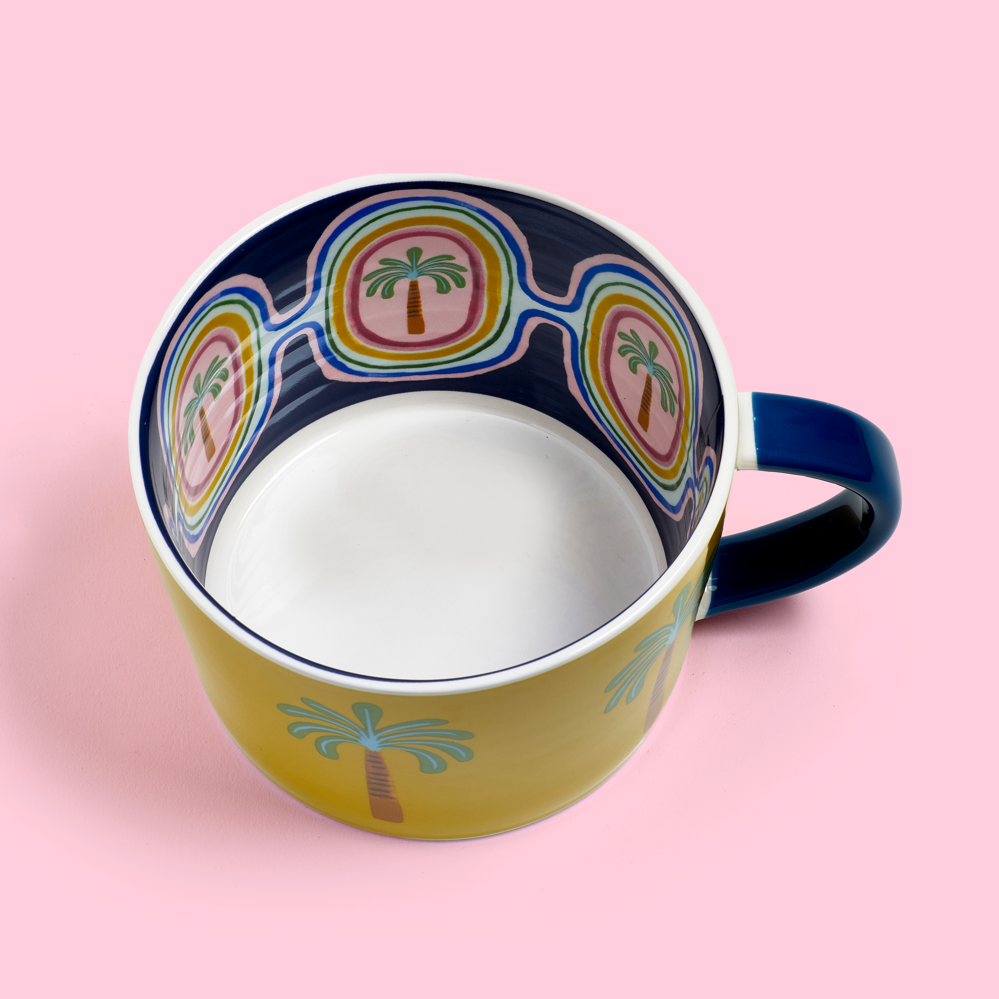 Eleanor Bowmer - Wholesale Coffee Mug - Electric Coast Palm Tree Mug3