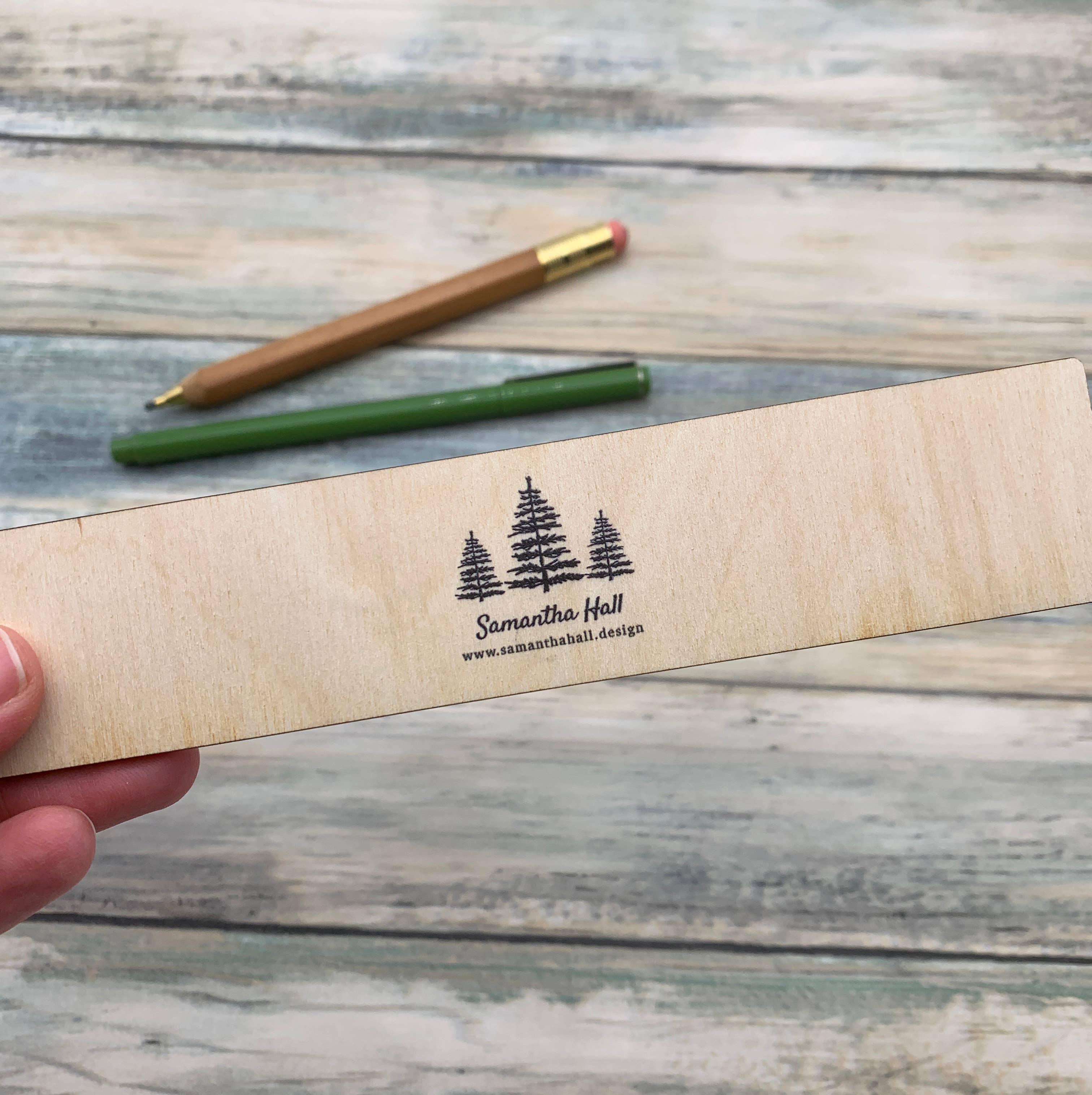 Samantha Hall Designs - Wholesale Ruler - Cat Wooden Ruler4