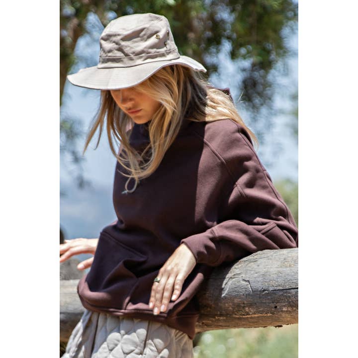 Rae Mode - Wholesale Athletic Top - Women's - FLEECED TERRY OVERSIZED HOODIE7