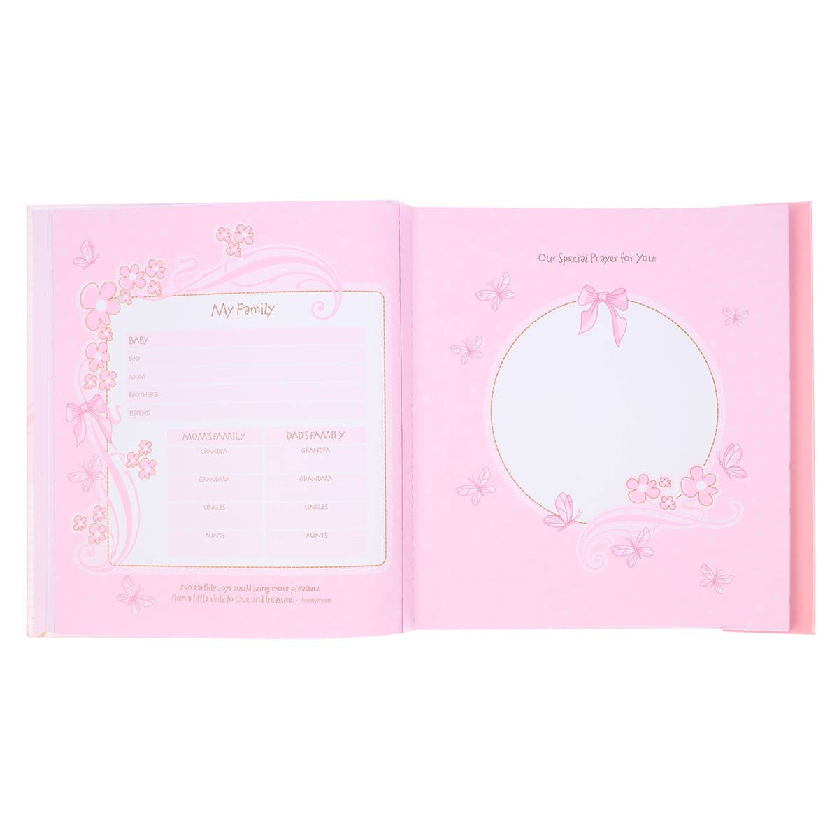 Christian Art Gifts - Wholesale Memory Book - Kids & Baby - Memory Book Our Baby Girl Padded Hardcover3
