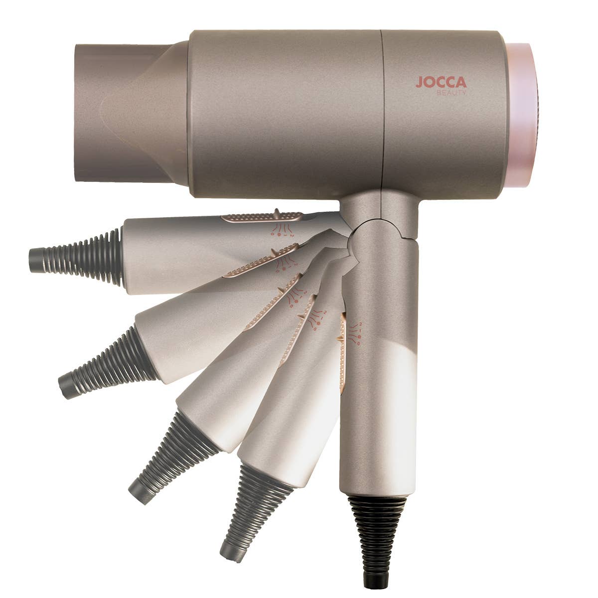 JOCCA - Vendita all'ingrosso Asciugacapelli - Asciugacapelli pieghevole con pettini3