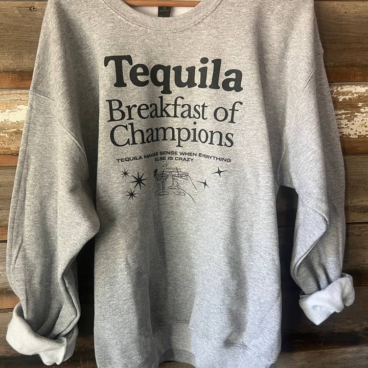 Grey Tequila Sweatshirt for wholesale on Faire2