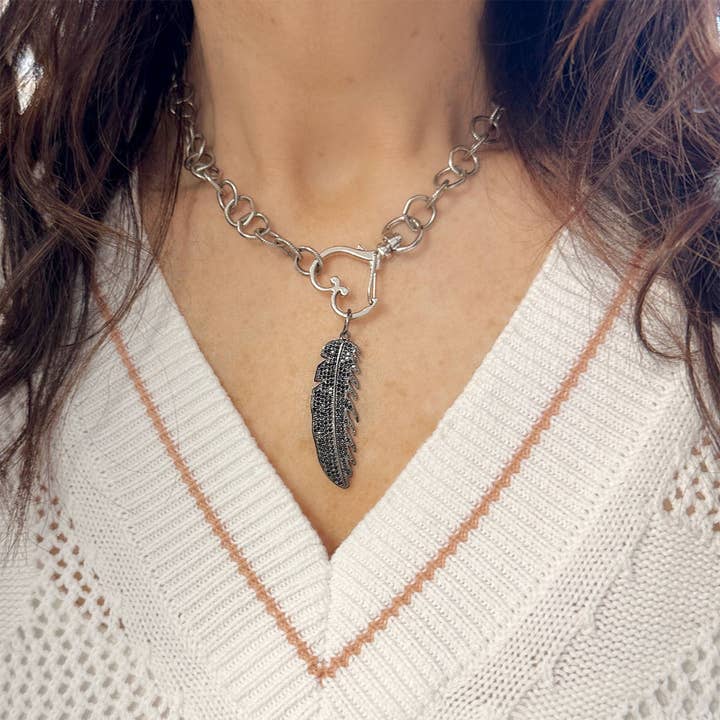 Love, Lisa - Wholesale Individual Charm/Pendant - Feather Charm
4