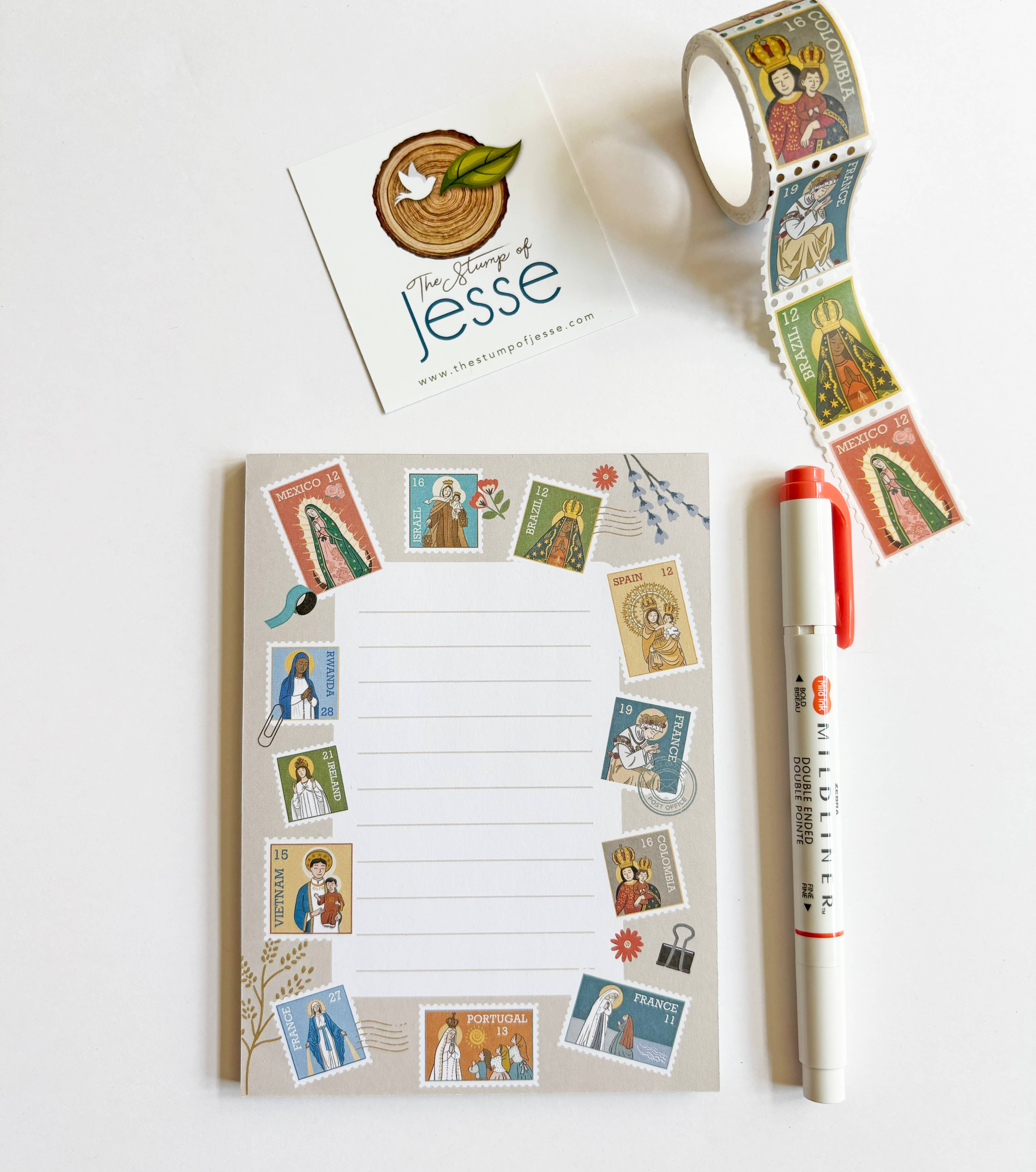 The Stump of Jesse - Wholesale Notepad - Ave Maria Post Notepad4