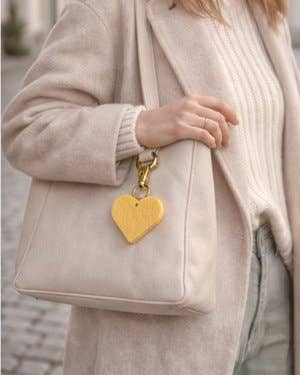 Scandinavian Hearts - Wholesale Purse/Bag Accessory - Women's - Felt Heart Purse Charm Minimalist Ksychain9