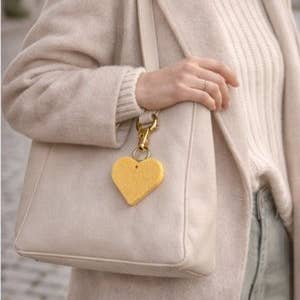 Scandinavian Hearts - Wholesale Purse/Bag Accessory - Women's - Felt Heart Purse Charm Minimalist Ksychain9