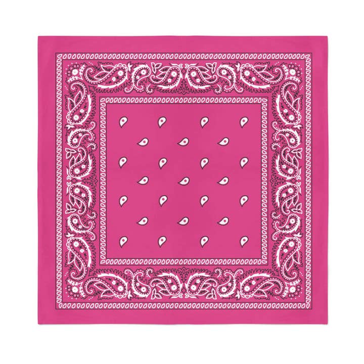 Bandanas Wholesale - Wholesale Bandana – Unisex - 16 Pack Jordefano Paisley 100% Cotton Double Sided Bandanas8