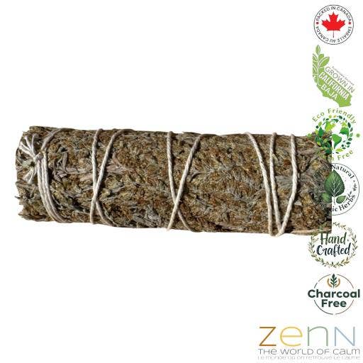 International Gifts Ltd. - Wholesale Sage Bundle - Zenn Organic Blue Sage 4`` (Packaged 3 Pcs/Bag) Grandmo-0050