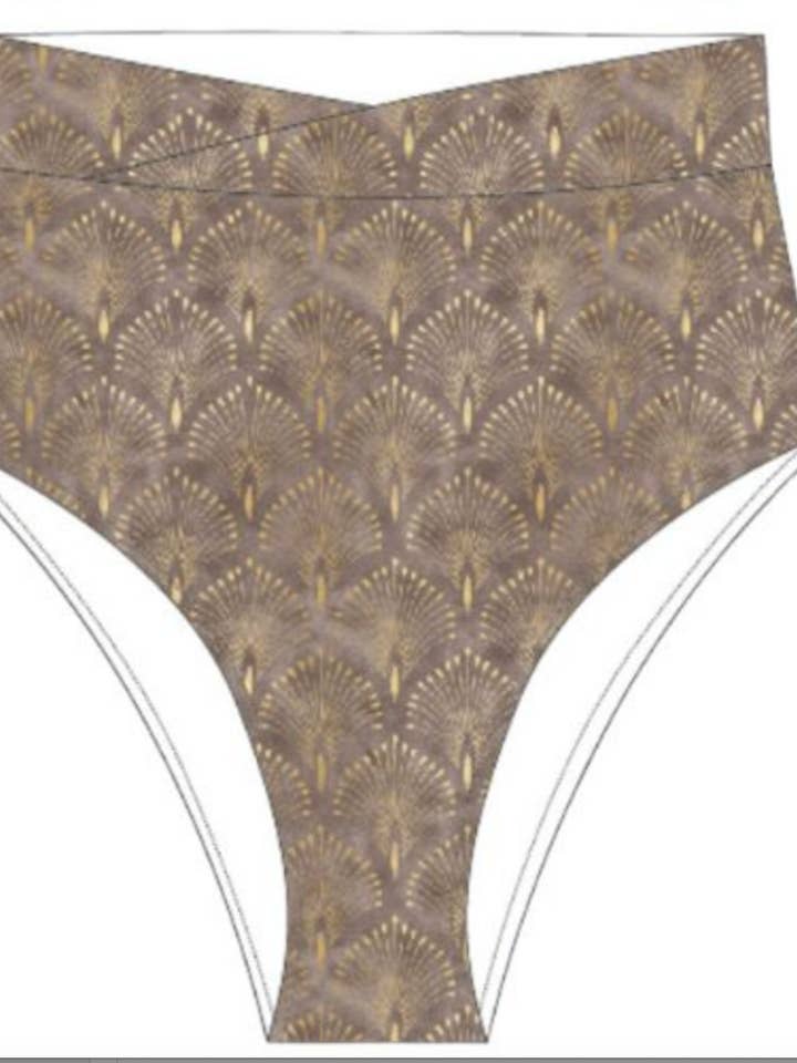 Los pantalones «Parker» de talle medio en la parte delantera cruzada para venta al por mayor de Current Tyed Clothing