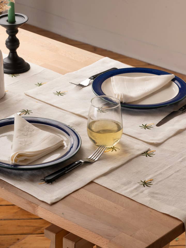 Palm Trees Placemats (4) for wholesale by Nile Cottons