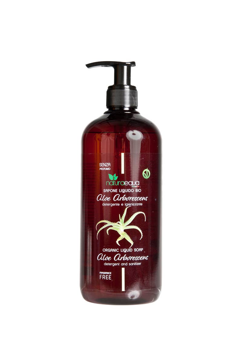 NaturaEqua - Wholesale Body Wash/Shower Gel - Organic liquid soap - Aloe Arborescens-cleanser and sanitizer0