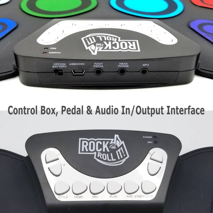 MukikiM Toys & Games - Venta al por mayor Juguete musical - Niños y bebés - CodeDrum - Almohadilla de silicona colore+libro de canciones de reproducción por color