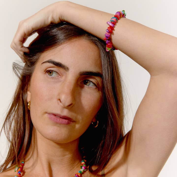 Palas - Wholesale Beaded Bracelet - Figari - colored sea bamboo bracelet1