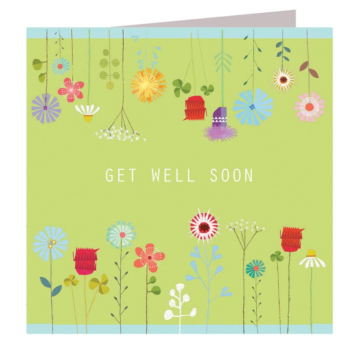 FL04 Floral Get Well Card voor wholesale door Kali Stileman Publishing