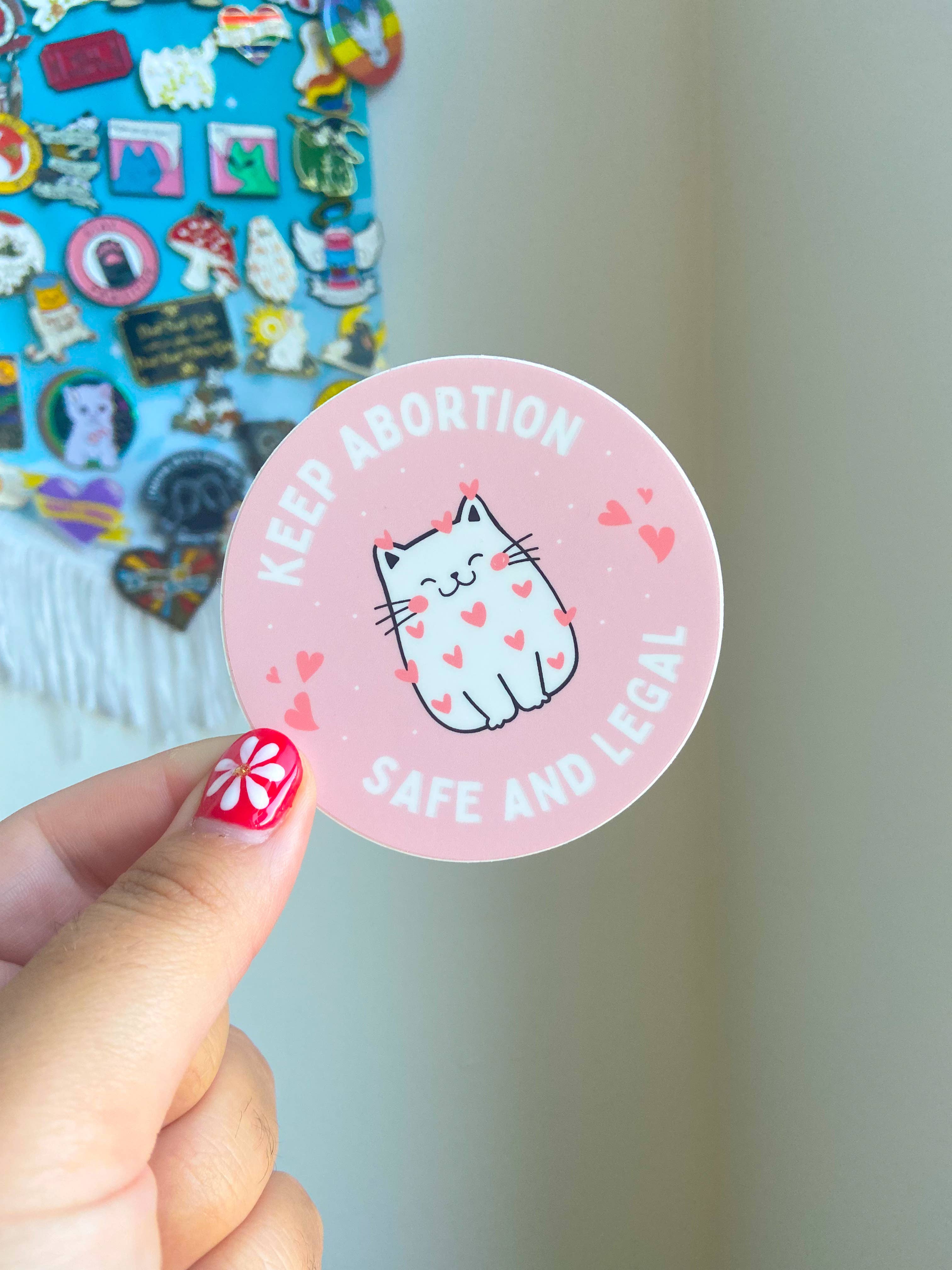 Wild Rabbit Beads - Wholesale Sticker - Vinyl Sticker (Keep Abortion Safe and Legal)1