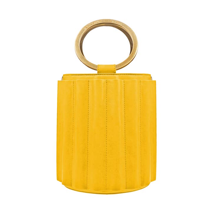 Bolsa de cubo con mango de metal de agua - amarillo para venta al por mayor de Alkeme Atelier