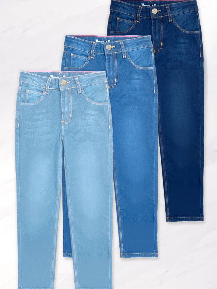 Jean coupe basique premium pour tout-petit BB-TDP-22-89040T pour la vente par BonnieBianca