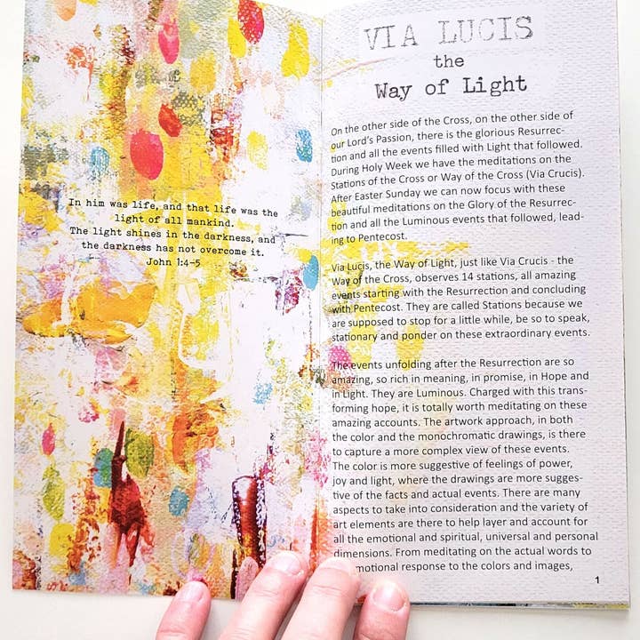 Open Journey - Wholesale Religion Book - The Way of Light - Via Lucis, devotional booklet1