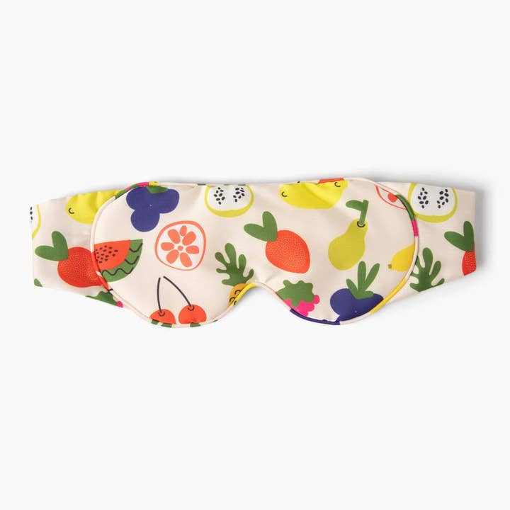 Satin Weighted Sleep Mask Tutti Fruitti Print for wholesale by I AM & CO