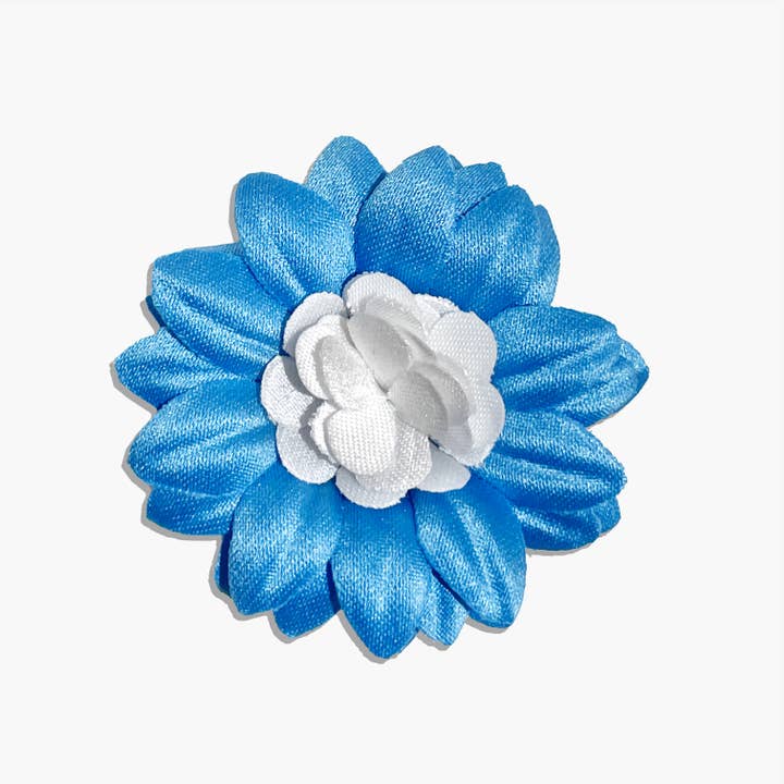 Azure Lapel Flower for wholesale by Hook & Albert