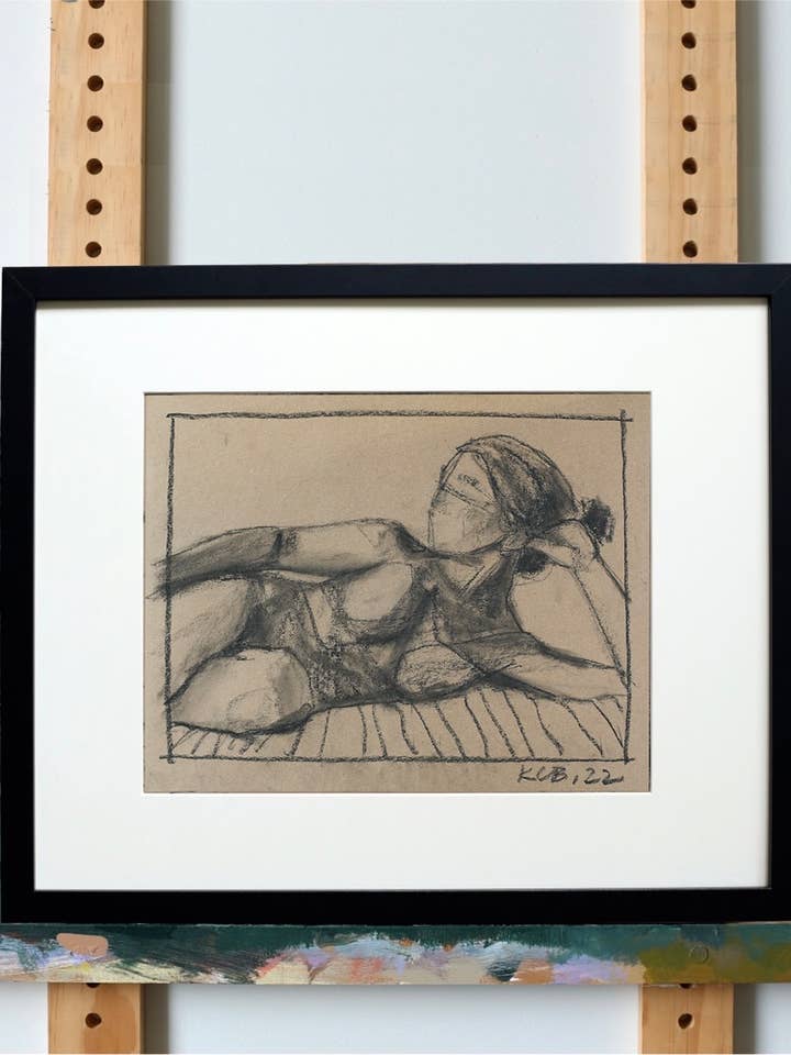 Figure Drawing XX Print for wholesale by Katherine Corden Art