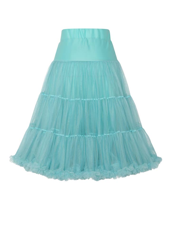 Dolly & Dotty - Wholesale Dress - Women's - Fluffy Petticoat in Turquoise